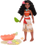 Lalka Disney Przyjaciele Oceanu księżniczka Moana Vaiana z żółwiem foremkami i piaskiem 27 cm 