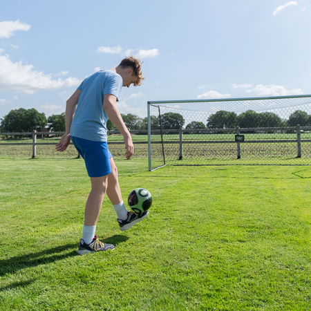 Bramka aluminiowa do gry w piłkę nożną Scala 220x120 cm