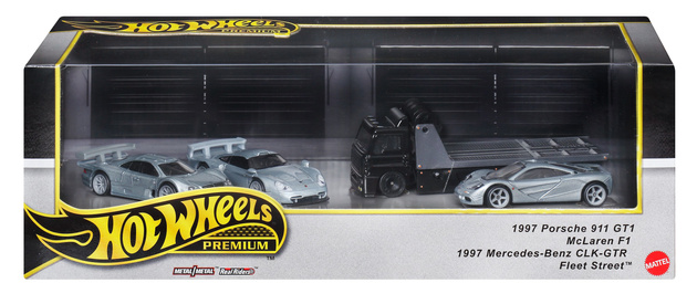 Hot Wheels Premium zestaw 4 pojazdów Le Mans „Holy Trinity”