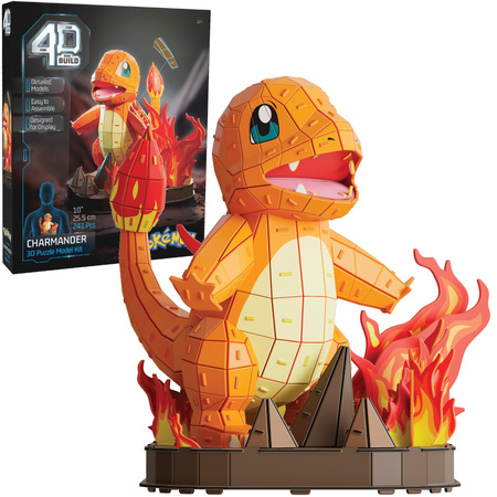 Puzzle 4D Build Pokemon Charmander model 3D do złożenia