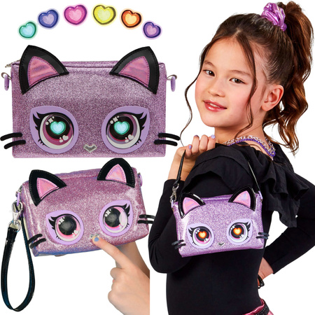 Purse Pets Purdy Purrfect torebka z tęczowymi oczami