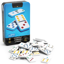 Domino gra zestaw w puszce
