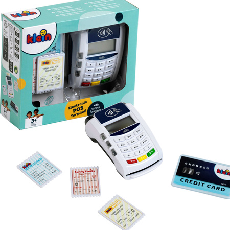 Terminal płatniczy POS z akcesoriami dla dzieci Klein
