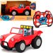 Disney Zdalnie Sterowany pojazd czerwony Buggy z figurką Stitcha RC