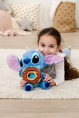 Disney Lilo&Stitch Maskotka Stitch z donutem pluszak 25 cm