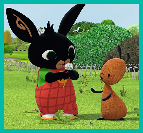 Puzzle 10w1 Co robi Króliczek Bing? 329 elementów Trefl