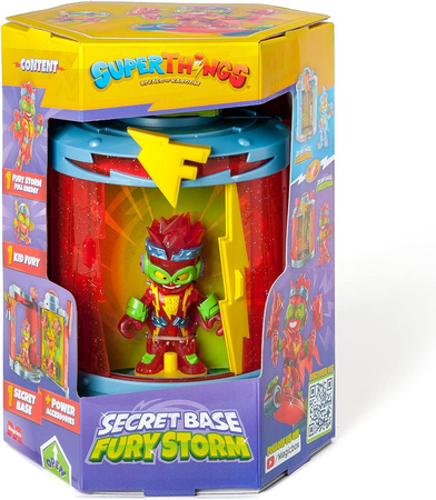 SuperZings SuperThings baza + figurki i akcesoria Secret Base Fury Storm