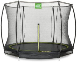 Trampolina ogrodowa z siatką zabezpieczającą Sillhouette 305 cm czarna