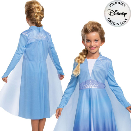 Strój karnawałowy Disney Kraina Lodu Elsa Frozen księżniczka 98-110 cm (3-4 lat)