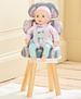 Zestaw Fotelik samochodowy dla lalek Casdon Baby Huggles + Lalka funkcyjna New Born Baby 43 cm