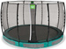 Trampolina ogrodowa z siatką zabezpieczającą do gruntu Allure Classic 366 cm zielona