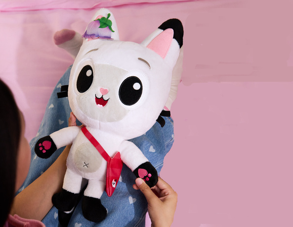 Koci Domek Gabi Film Kiciuś Panduś 30 cm Maskotka interaktywna Gabby's Dollhouse The Movie Pandy Paws Kotek Kot Dźwięk Melodie