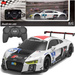 Zdalnie sterowane auto Audi R8 LMS RC biały pojazd sportowy 1:18 Rastar