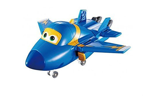 Super Wings Figurki Transformujące samolot robot Jerome (Lotek) i Jett (Dżetek)