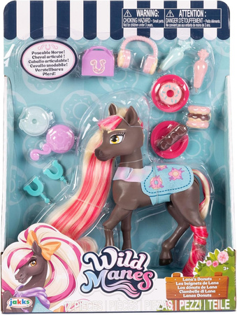 Wild Manes Zestaw Konik Figurka kucyk Lana i słodkości Lana's Donuts 12 elementów