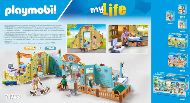 Playmobil My Life Zestaw Dom dla Szczeniaków 94 elementy