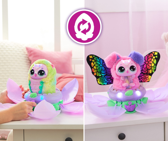 Bloomables Hatchimals Zestaw Kwiatek Puppyfly Przemiana w Motyla + Akcesoria