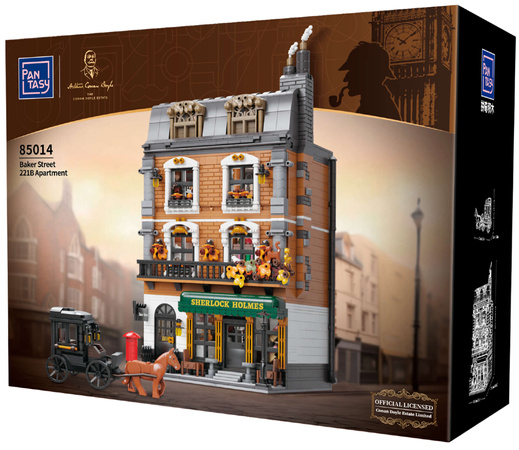 Klocki konstrukcyjne Pantasy Sherlock Holmes Baker Street 221B 3047 elementów