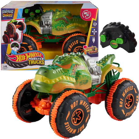 Hot Wheels Monster Trucks Rageasaur RC pojazd zdalnie sterowany dinozaur
