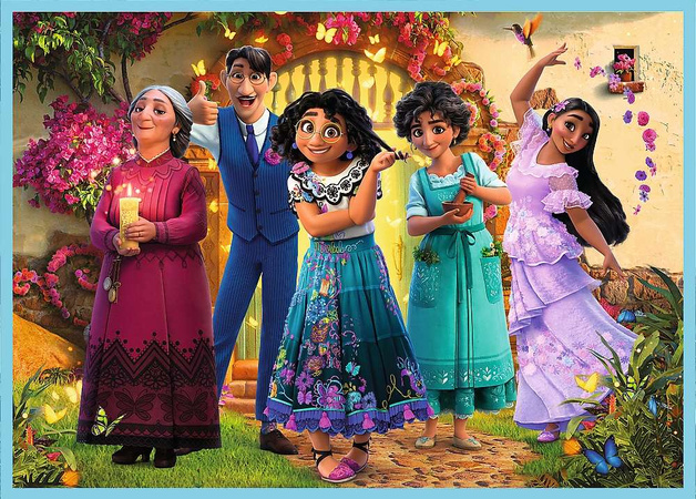 Puzzle 4w1 Nasze magiczne Encanto Disney 207 elementów