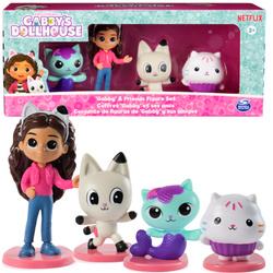 Koci Domek Gabi zestaw 4 figurek Gabi i przyjaciele Gabby's Dollhouse
