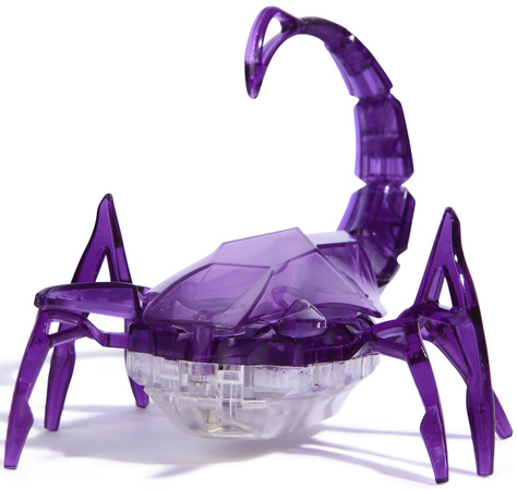 Hex Bots Ruchoma Figurka Scorpion Fioletowy Zabawka Sensoryczna Światło