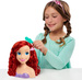 Lalka Głowa do stylizacji czesania włosów Księżniczka Disney Mała Syrenka Ariel Arielka Fryzjer + akcesoria