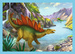 Puzzle 4w1 Wyjątkowe dinozaury 71 elementów