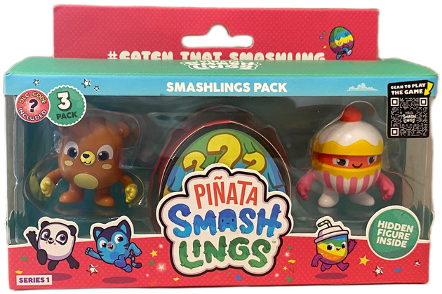 Zestaw Pinata SmashLings 3 losowe figurki stworki Smashlings Pack