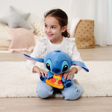 Disney Lilo&Stitch Maskotka Stitch z pizzą pluszak 25 cm