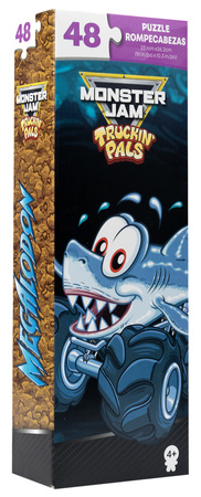 Puzzle Monster Jam 48 elementów Truckin' Pals 26,2 x 23,1 cm