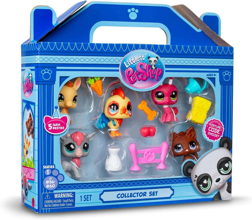 Zestaw Littlest Pet Shop Farm Besties figurki + akcesoria