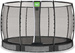 Trampolina ogrodowa z siatką zabezpieczającą do gruntu Allure Premium 366 cm czarna
