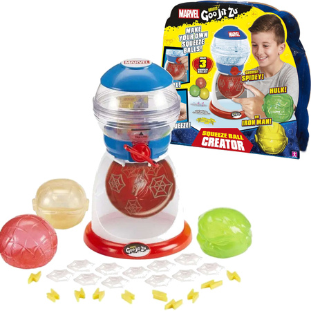 Zestaw kreatywny Marvel Heroes of Goo Jit Zu Squeeze Ball Creator
