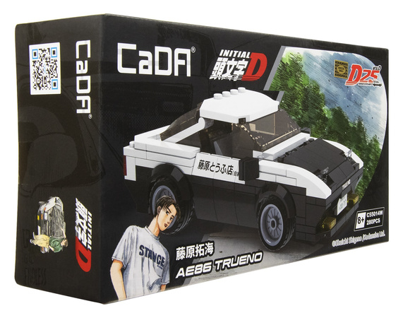 Klocki CaDA zestaw aut Mazda RX-7 FD3S, Toyota AE86 Trueno Initial D, Humvee 674 el.
