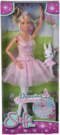 Lalka Steffi Love Tańcząca balerina z królikiem