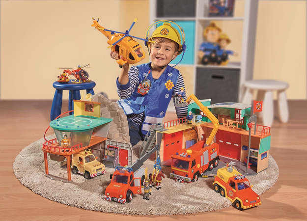 OUTLET Strażak Sam Stacja ratownictwa górskiego Remiza ze światłem i dźwiękiem USZKODZONE OPAKOWANIE