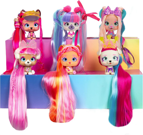 Figurka I Love VIP Pets Power piesek z długimi włosami Shiara+ akcesoria