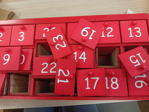 Dekoracja świąteczna Kalendarz adwentowy Choinka