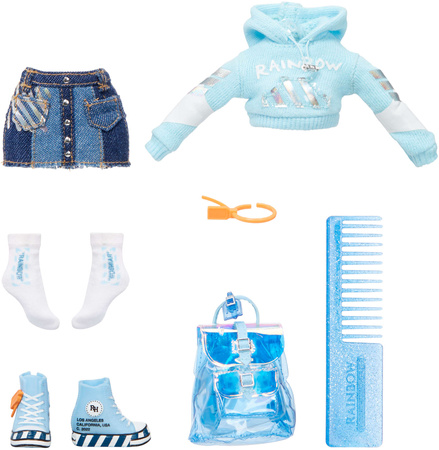 Rainbow High Junior High lalka Skyler Bradshaw + akcesoria