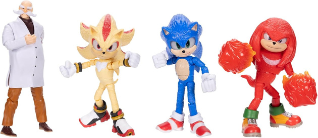 Figurka Sonic 3 The Hedgehog 12 cm + szmaragd