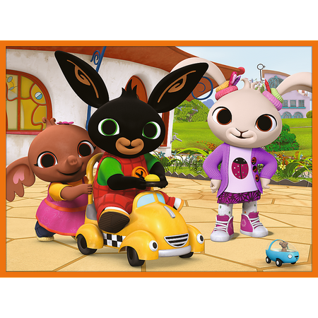 Puzzle 2w1 Memory Królik Bing z przyjaciółmi Trefl 3+