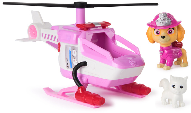 Psi Patrol Fire Rescue Helikopter Ratunkowy Skye Chopper + Figurka