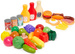 Plastikowe Warzywa Owoce Zakupy Spożywcze Do Kuchni Duży Zestaw Zabawa W Sklep 44 El. Casdon
