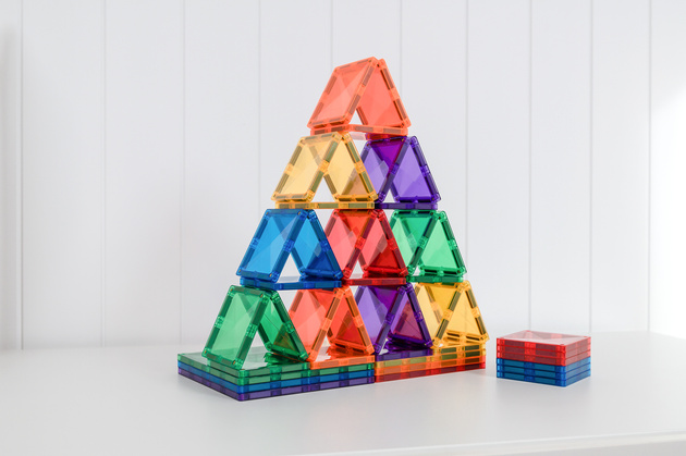 CONNETIX Rainbow Square Pack Kreatywne klocki magnetyczne 42 elementy