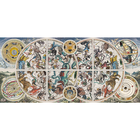 Puzzle Tradycyjne Trefl Prime 9000 elementów UFT Ancient Celestial Maps + plakat