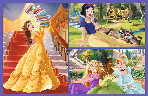 Puzzle Trefl 2 x 70 Księżniczki Disney Bajkowe dni Disney Princess