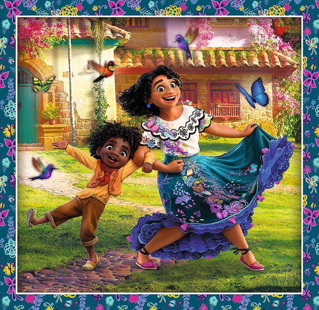 Puzzle 3w1 Bohaterowie Magicznego Encanto Disney 106 elementów