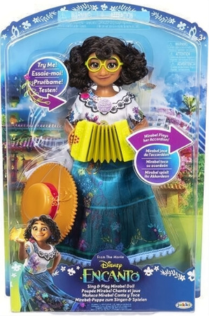 Disney Śpiewająca lalka Mirabel z akordeonem Nasze magiczne Encanto