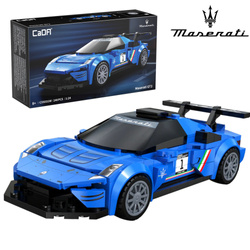 Klocki konstrukcyjne CaDA Samochód 15,5 cm auto wyścigowe Maserati GT2 Pojazd 240 elementów 1:24 C55031W